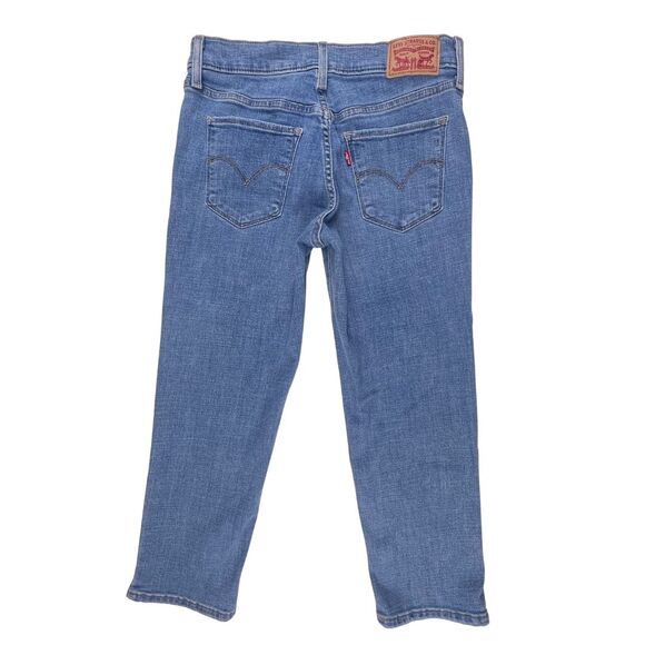 Levis 311 Shaping Skinny Capri 27 Comfort Stretch Flex Motion Light Denim Jeans - Picture 2 of 11